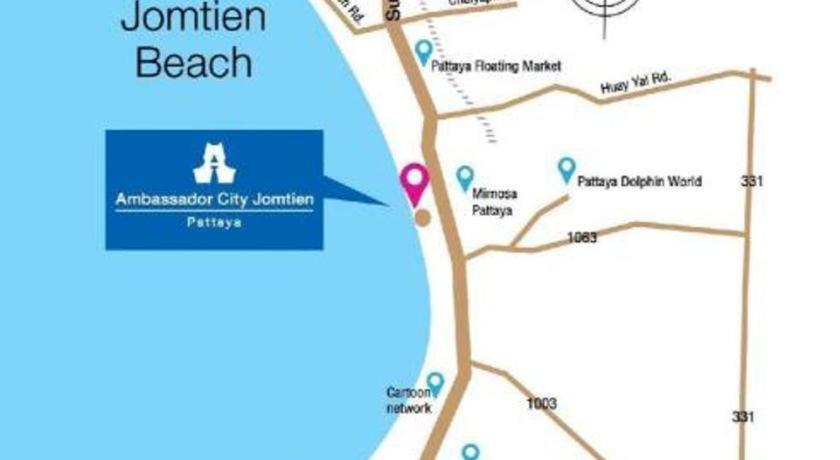 Отель Ambassador City Jomtien Pattaya - Ocean Wing На Джомтьен Экстерьер фото